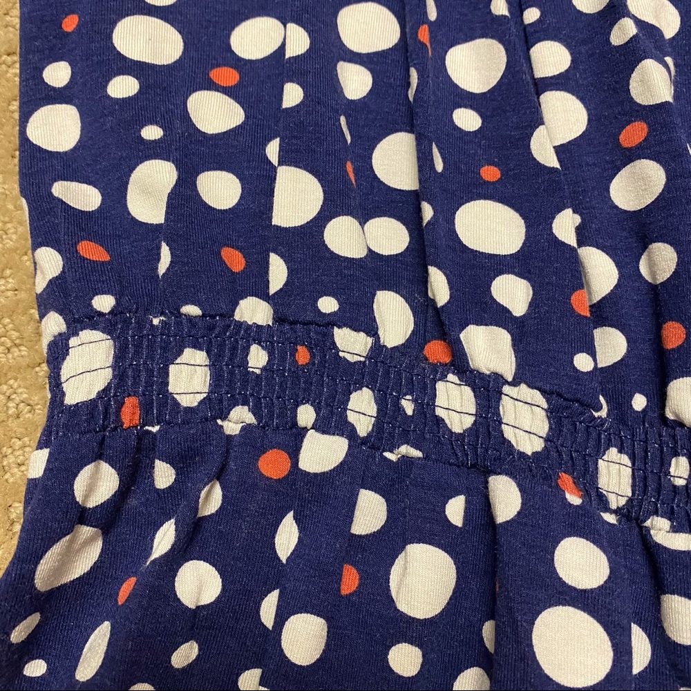 EUC Anthropologie Ric Rac Polka Dot Bow Tank - Picture 8 of 10